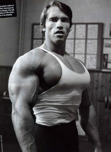 Arnold using steroids 